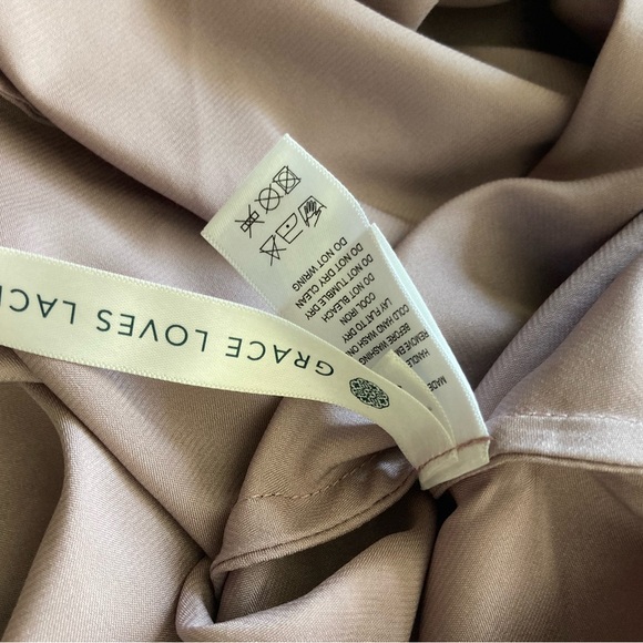 Grace Loves Lace purple slip lightweight slip gown neglige - Picture 7 of 7